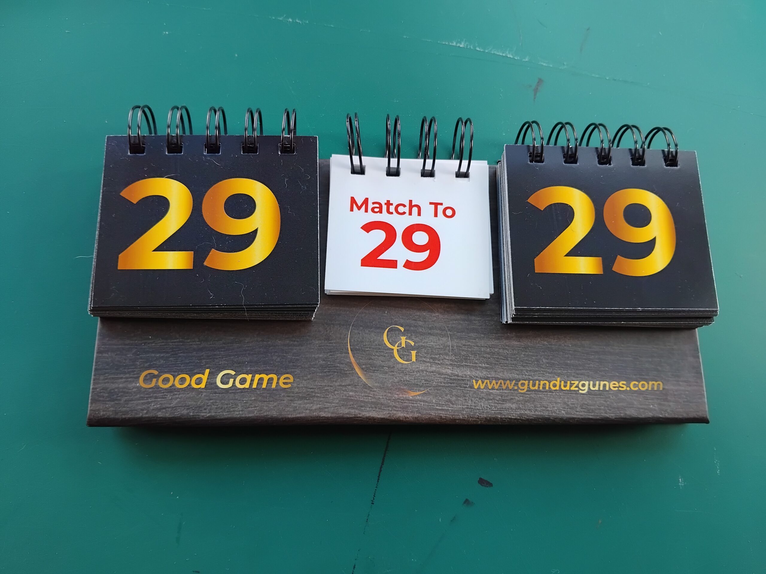 Backgammon scoreboards